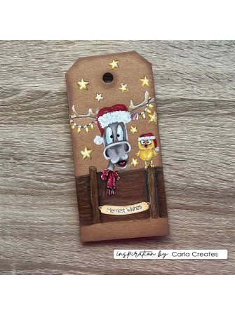 Reindeer & Co 1 - Collection "Christmas de Carla Create" - Tampon Clear - Vaessen Creative