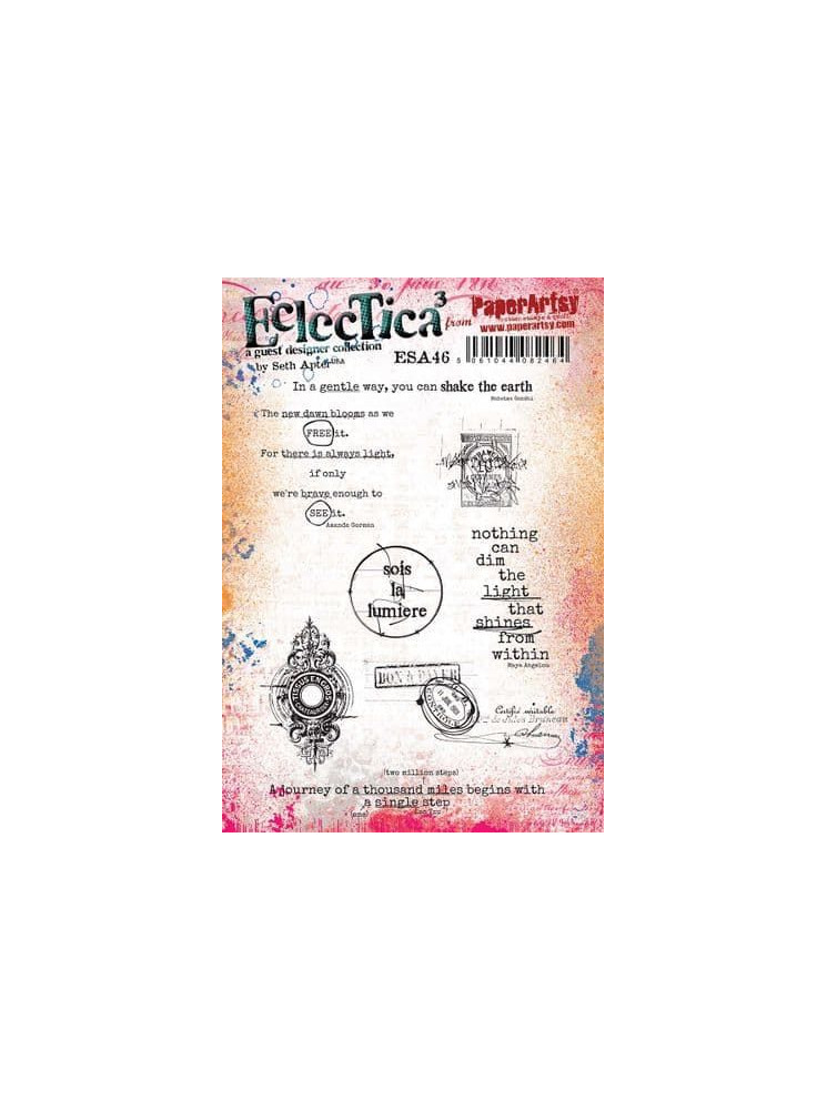 Tampon cling - Seth Apter 46 - Collection Eclectica - PaperArtsy