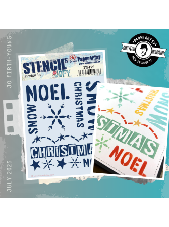 Stencil - Collection "Jofy"  - PaperArtsy