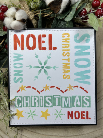 Stencil - Collection "Jofy"  - PaperArtsy