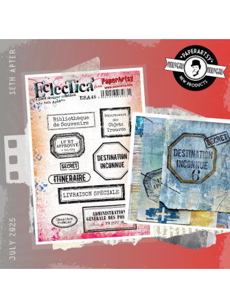 Tampon cling -  Seth Apter 48 - Collection Eclectica - PaperArtsy