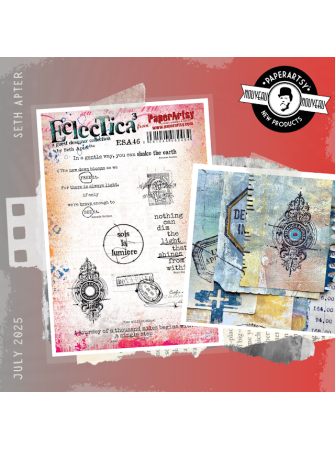 Tampon cling -  Seth Apter 46 - Collection Eclectica - PaperArtsy