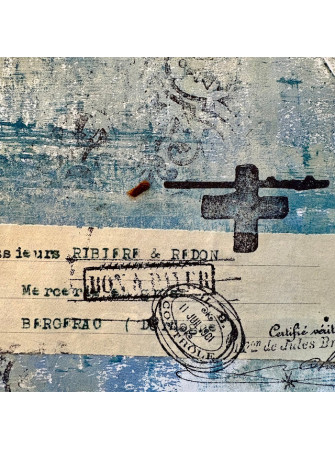Tampon cling -  Seth Apter 46 - Collection Eclectica - PaperArtsy