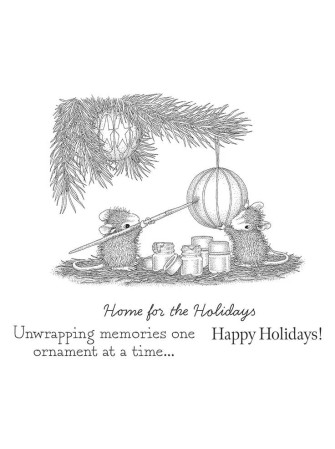 Tampon cling - Unwrapping Memories - Collection "House-Mouse" - Spellbinders