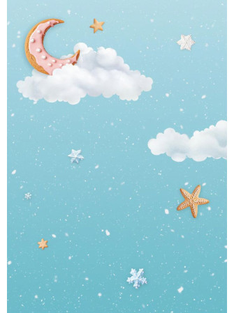 Backgound - Collection "Candy Christmas" - Feuille de riz -  Stamperia