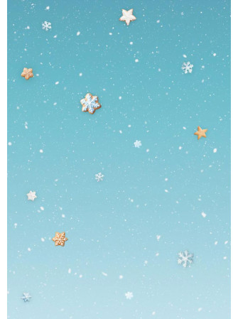 Backgound - Collection "Candy Christmas" - Feuille de riz -  Stamperia