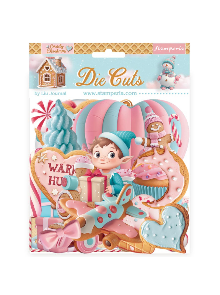 Die cut - Collection "Candy Christmas" - Stamperia