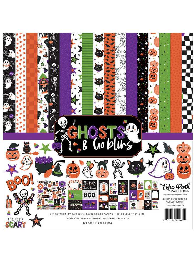 Pack papiers - Collection "Ghosts & Goblins" - Echo Park