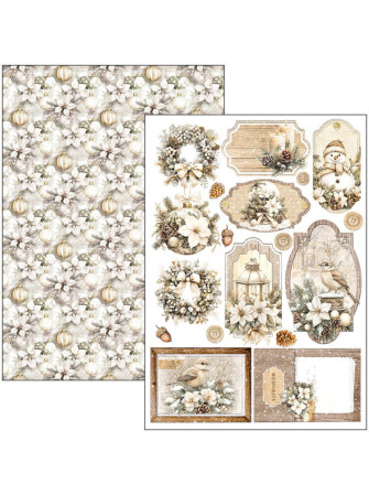 Pack papiers A4 - Collection "Winter Season"- Ciao Bella