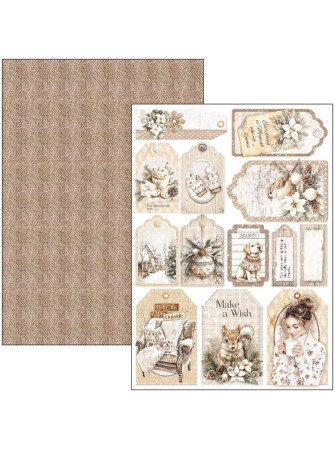 Pack papiers A4 - Collection "Winter Season"- Ciao Bella