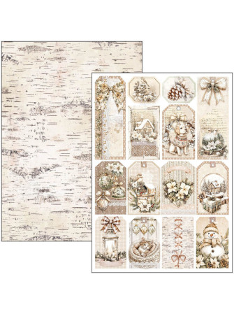 Pack papiers A4 - Collection "Winter Season"- Ciao Bella