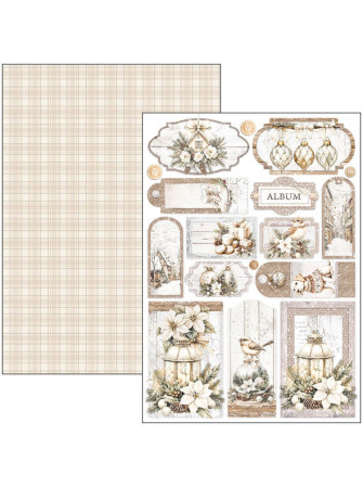 Pack papiers A4 - Collection "Winter Season"- Ciao Bella