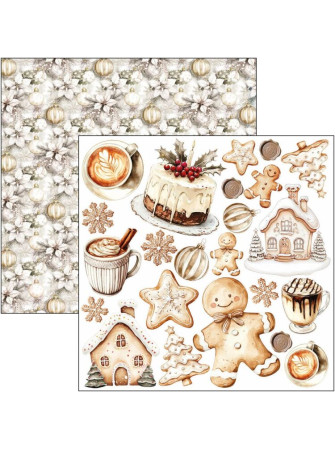 Pack papiers 15 x 15 cm - Collection "Winter Season" - Ciao Bella