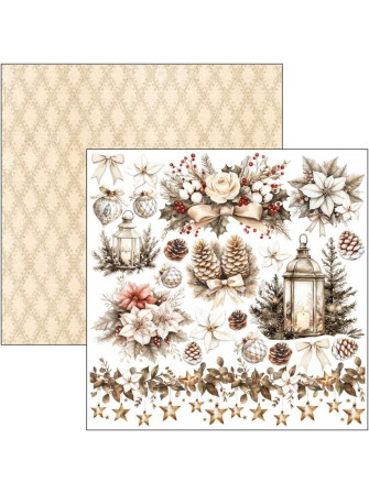 Pack papiers 15 x 15 cm - Collection "Winter Season" - Ciao Bella