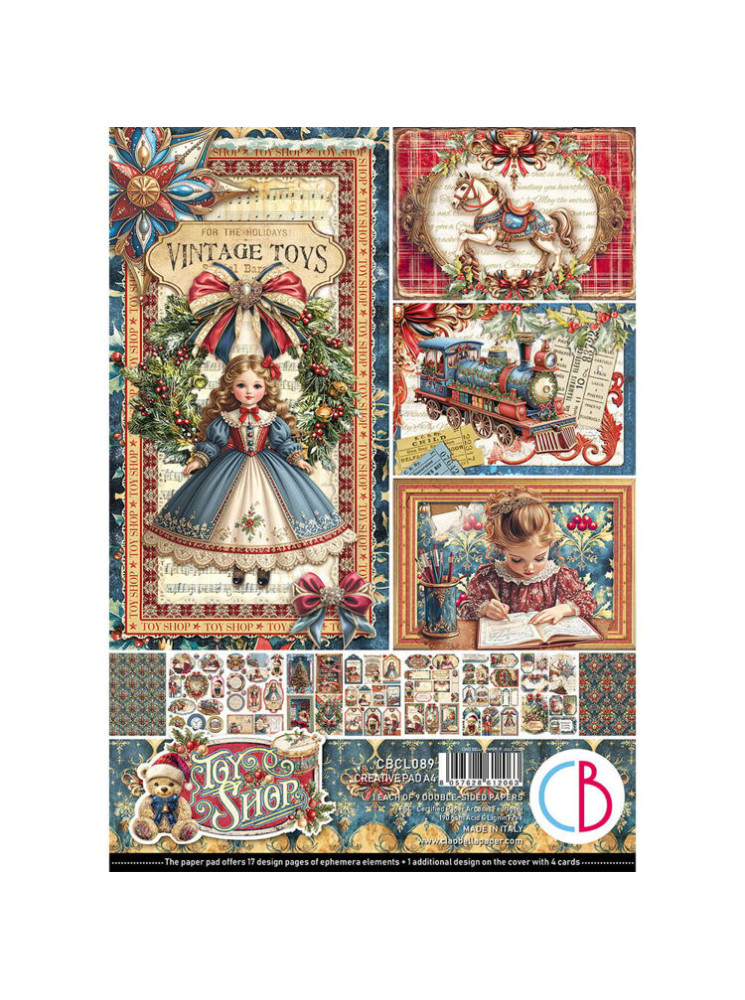 Pack papiers A4 - Collection "Toy & Shop"- Ciao Bella