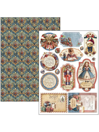 Pack papiers A4 - Collection "Toy & Shop"- Ciao Bella