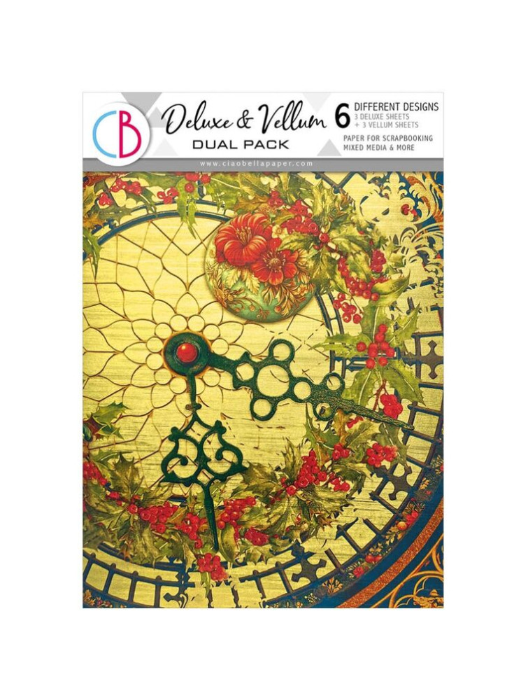 Pack de papiers Deluxe et Vellum A4 - Collection "Toy & Shop" - Ciao Bella