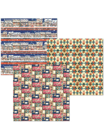 Pack de papiers Deluxe et Vellum 15 x 15 cm - Collection "Toy & Shop" - Ciao Bella