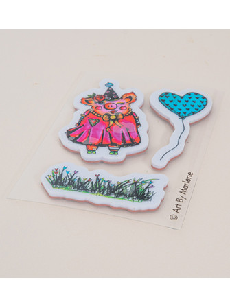 Sweetie Pie - Tampons clear - Collection Signature - Art by Marlene