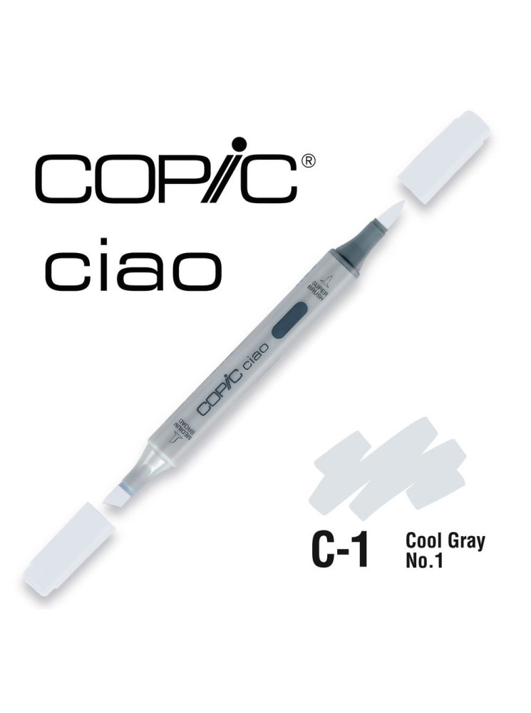 Cool Gray n°1 - Marqueur à alcool - Copic Ciao