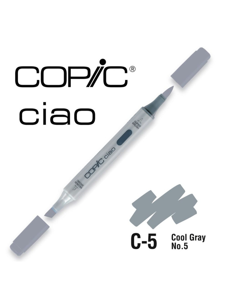 Cool Gray n°5 - Marqueur à alcool - Copic Ciao