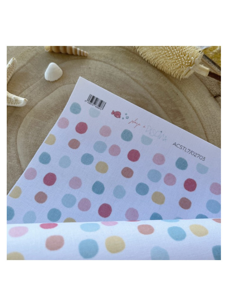 Toile de reliure - Pois - Rita Rita