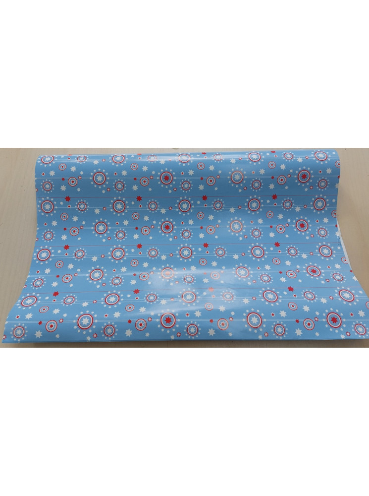 Feuille papier glacé - Bleu à étoiles - Rayher