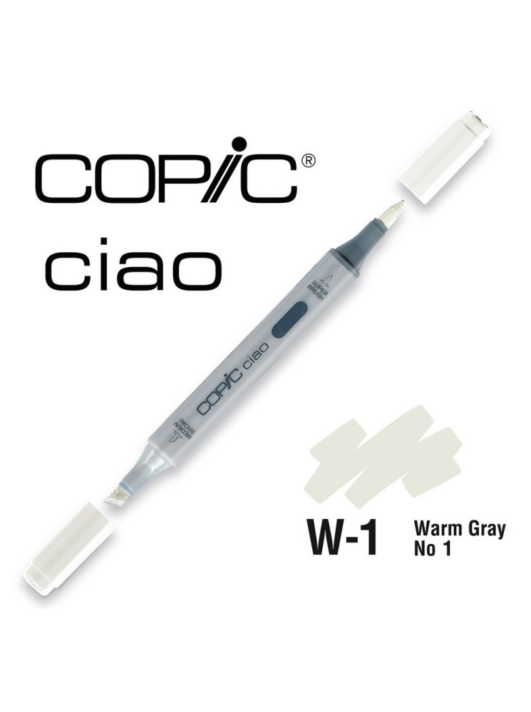 Warm Gray N° 1 - W1 - Marqueur à alcool - Copic Ciao
