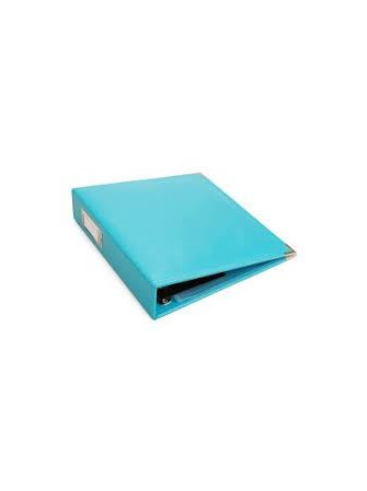 Album cuir à anneaux 30.5 x 30.5 cm - Aqua - We R Memory Keepers
