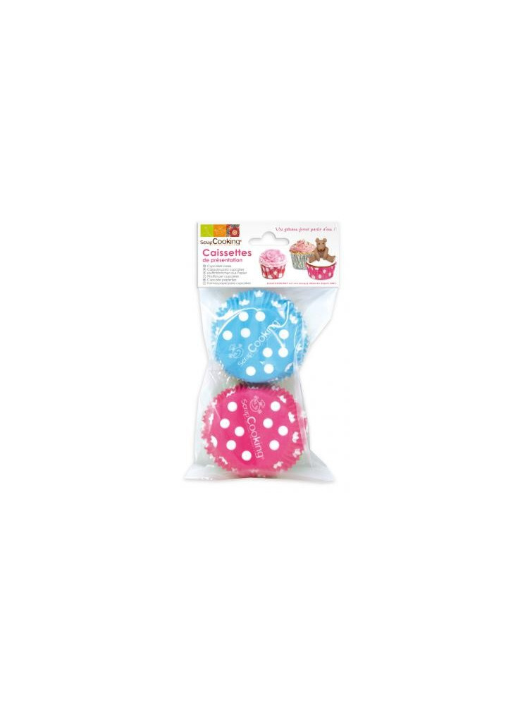 Caissettes "à pois" - Scrapcooking