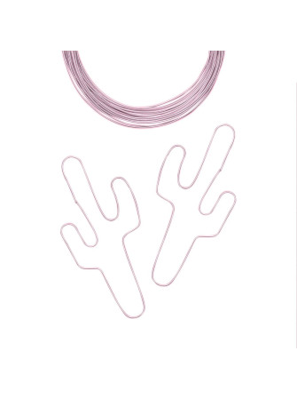 Fil Aluminium 1 mm - Rose - Vaessen Creative