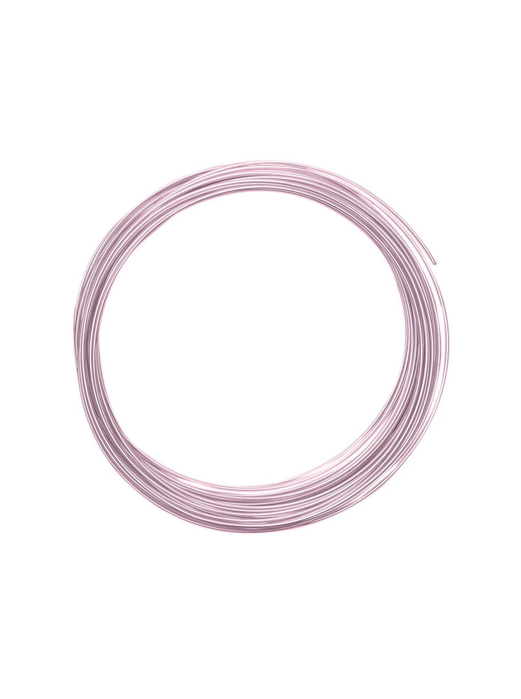 Fil Aluminium 1 mm - Rose - Vaessen Creative