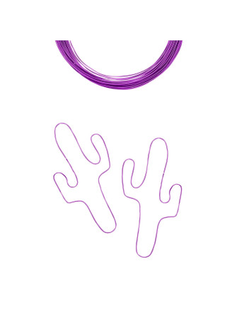 Fil Aluminium 1 mm - Lavender  - Vaessen Creative