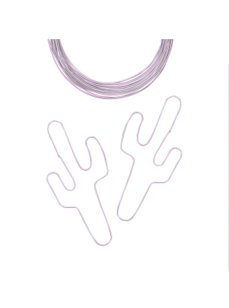 Fil Aluminium 1 mm - Soft Lilac - Vaessen Creative