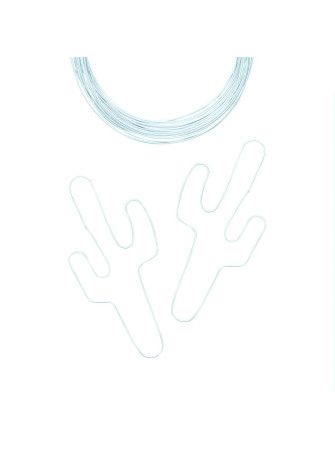 Fil Aluminium 1 mm - Ice Blue - Vaessen Creative