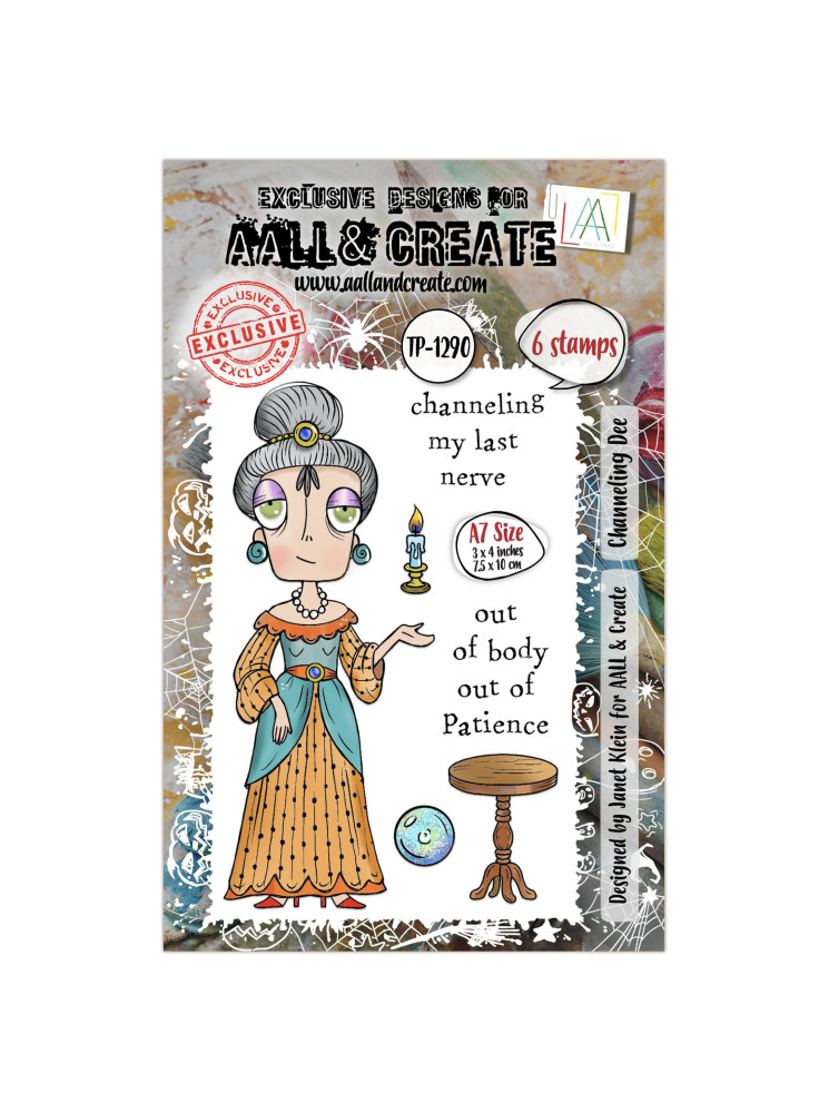 Tampon clear N° 1290 : Channeling Dee - Collection "Witchlets & Weirdlings"- Aall & create