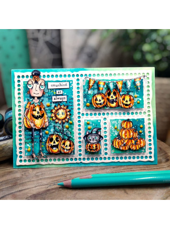 Tampon clear N° 1288 : GourDee - Collection "Witchlets & Weirdlings"- Aall & create