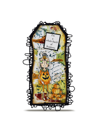 Tampon clear N° 1288 : GourDee - Collection "Witchlets & Weirdlings"- Aall & create