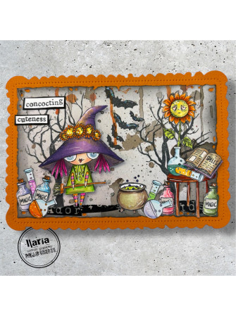 Tampon clear N° 1297 : We Witch - Collection "Witchlets & Weirdlings"- Aall & create