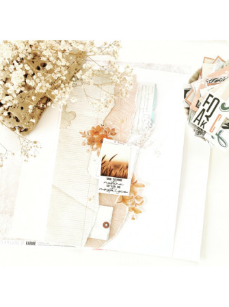 Die cuts calque - Collection "Vintage Journal" - Les Ateliers de Karine
