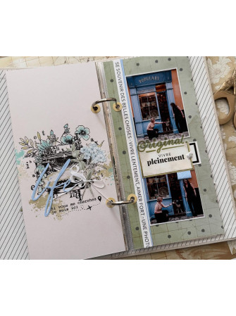 Collect Moment - Tampon clear - Collection "Vintage Journal" - Les Ateliers de Karine