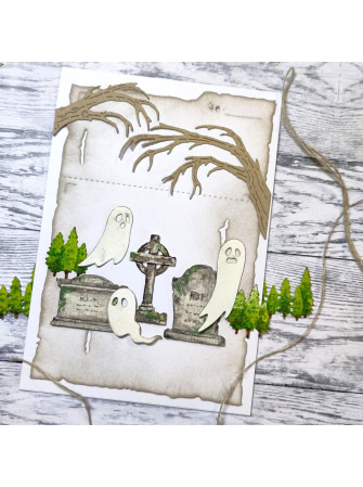 Spooky Branches - Dies - Gummiapan
