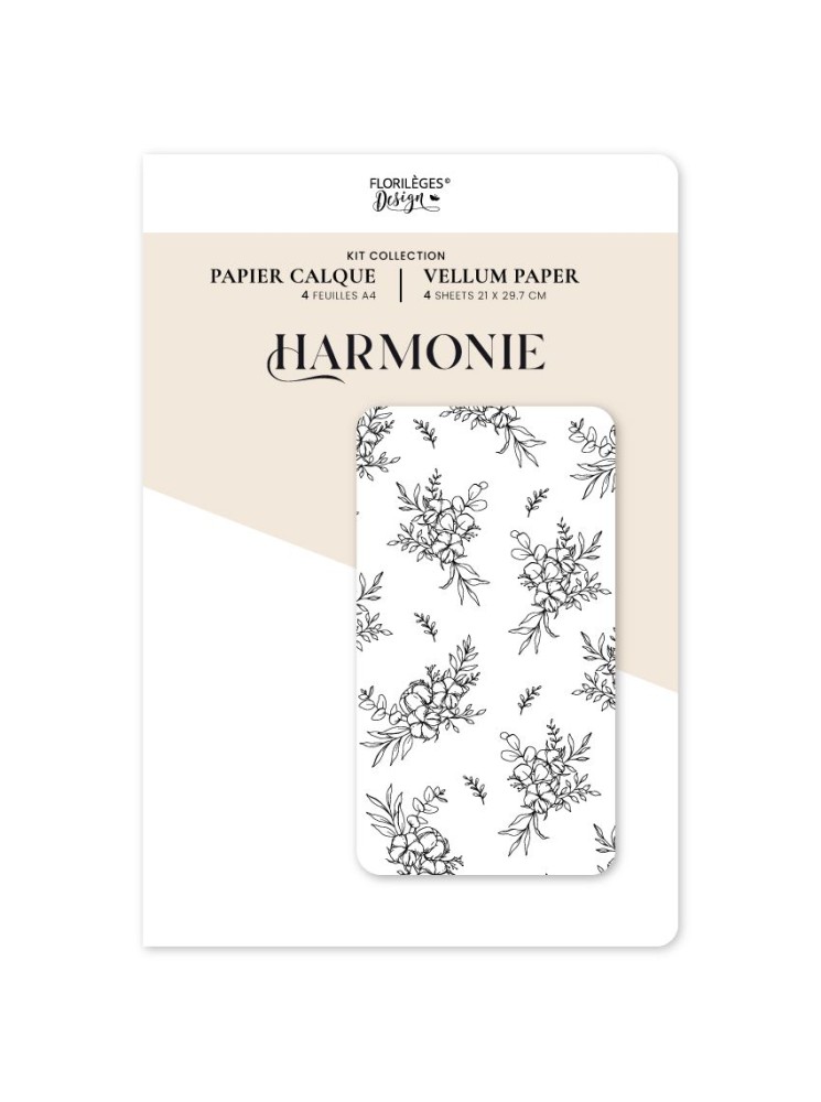Pack calques - collection "Harmonie" - Florilèges Design