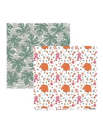 Pack papiers - Collection "Promenade d'Automne" - Mes P'tits Ciseaux