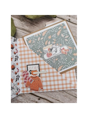 Pack papiers - Collection "Promenade d'Automne" - Mes P'tits Ciseaux