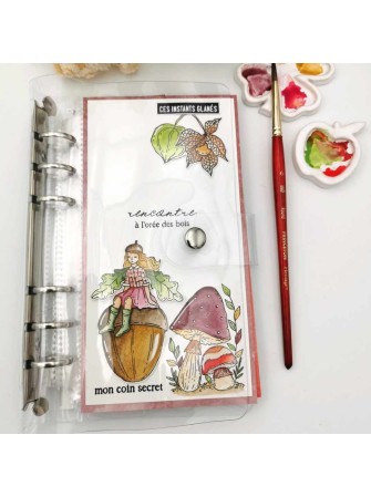 Tampon Clear - Mini Champignon - Collection "L'Orée des Bois" - Chou & Flowers