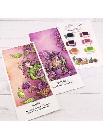 Tampon Clear - Fille d'Automne - Collection "L'Orée des Bois" - Chou & Flowers
