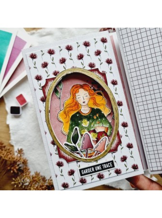 Tampon Clear - Fille d'Automne - Collection "L'Orée des Bois" - Chou & Flowers