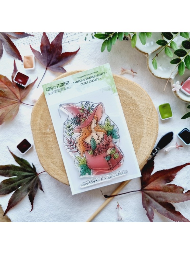 Tampon Clear - Fille des Bois - Collection "L'Orée des Bois" - Chou & Flowers