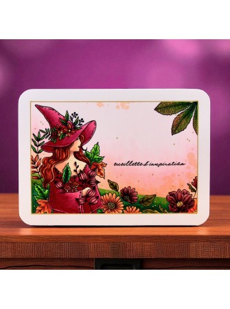 Tampon Clear - Fille des Bois - Collection "L'Orée des Bois" - Chou & Flowers